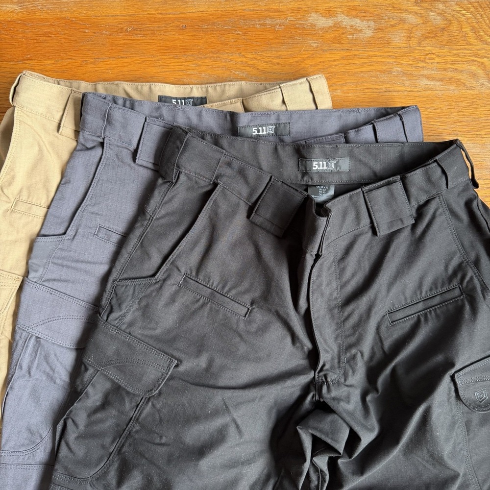 (Lot Of 3) 74369 5.11 Tactical - Mens Regular Fit Stryke Cargo Pants 32x32